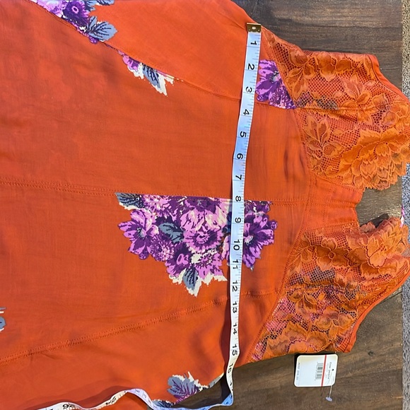 New Free People Table for 2 Trapeze Dress in Multi-combo. XS - Picture 8 of 8